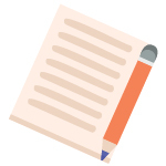 Icon For Paper and Pencil