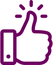 Icon of thumbs up